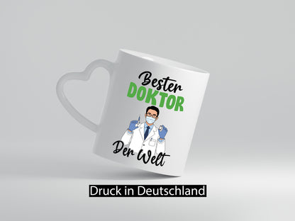 Bester Doktor | Doktorand Doktortitel v2 Humor Geschenkidee Tasse