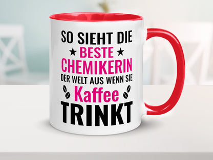 Kaffee trinkt: Chemikerin | Chemie Labor Geschenkidee Humor Tasse