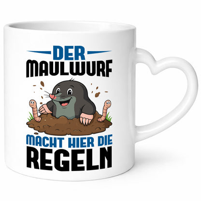 Der Maulwurf macht hier die Regeln | Gärtner Geschenk Humor Geschenkidee