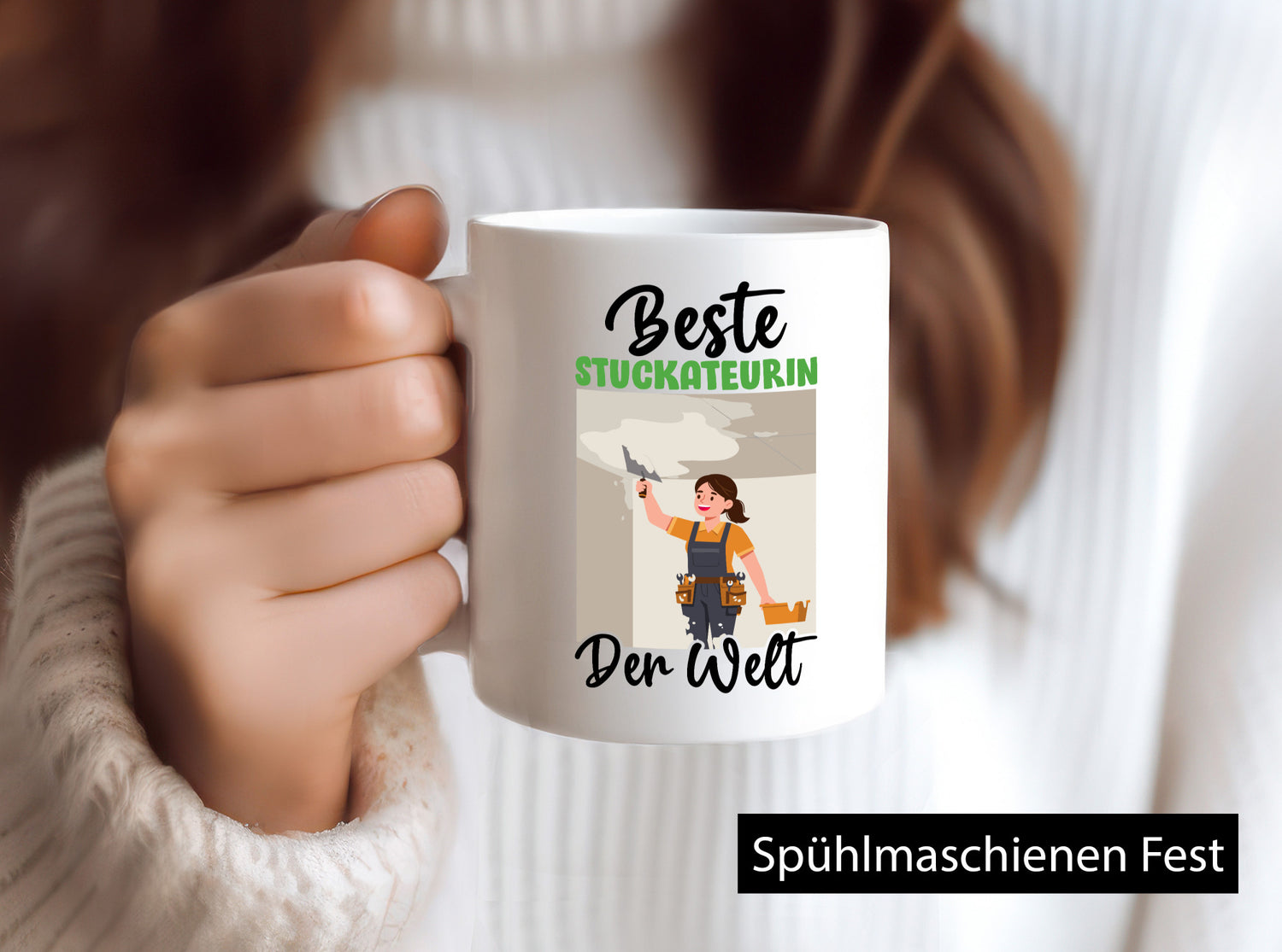 Bester Stuckateurin | Innenausbau lustiger Spruch Geschenk Humor Geschenkidee