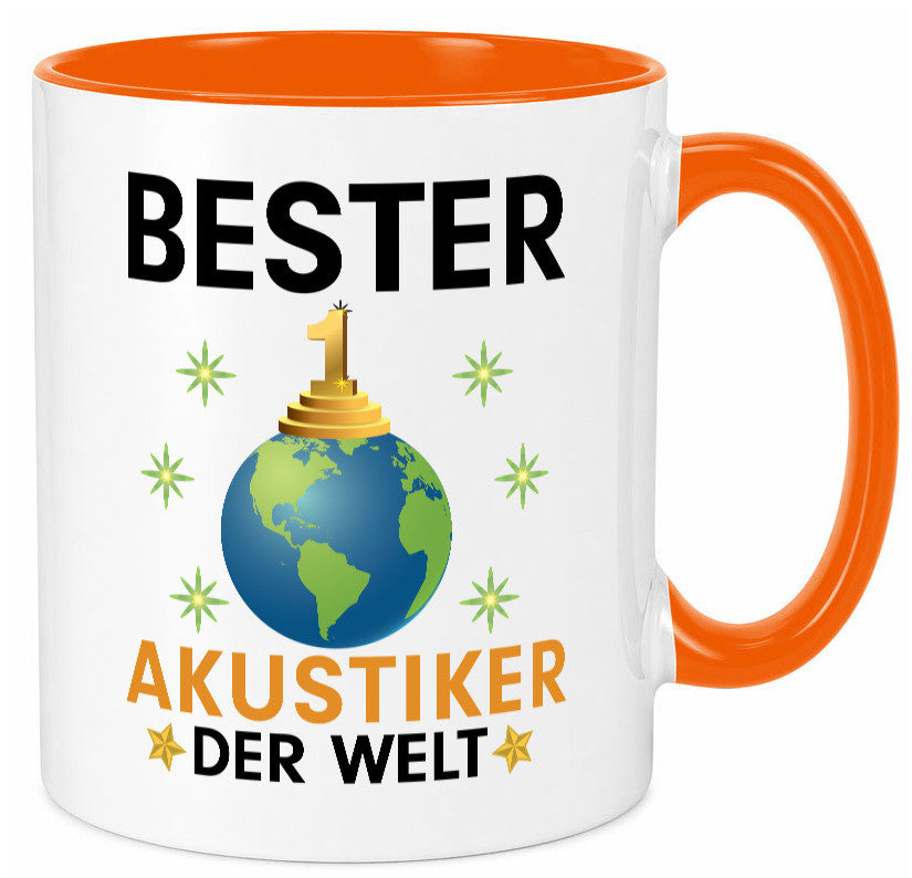 Welt Bester Akustiker | Akustik Hörgeräteakustik Geschenkidee Humor Tasse