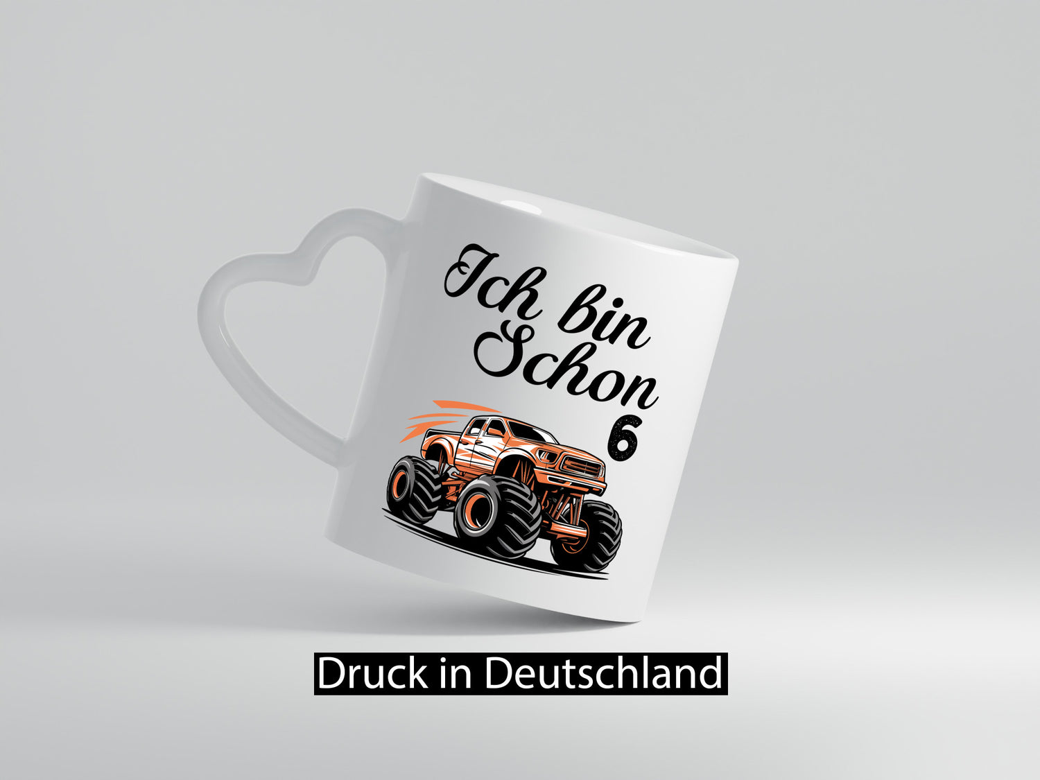 6. Geburtstag | Monster truck 6 Jahre Humor Geschenkidee Tasse