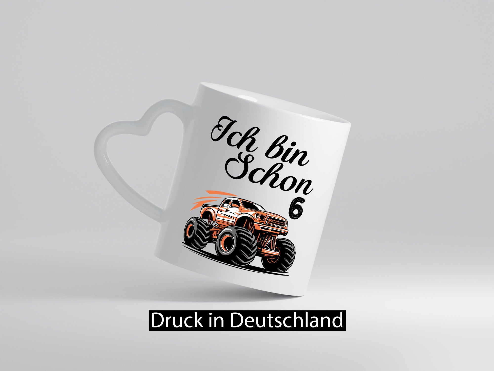 6. Geburtstag | Monster truck 6 Jahre Humor Geschenkidee Tasse