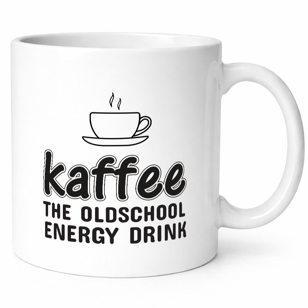 Oldschool Kaffee | Kaffeetrinker Tasse Statement lustiger Spruch Geschenk Humor