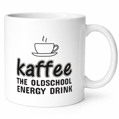 Oldschool Kaffee | Kaffeetrinker Tasse Statement lustiger Spruch Geschenk Humor