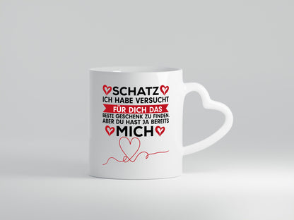 Das Beste Geschenk zu finden lustiger Spruch Humor Geschenkidee Tasse