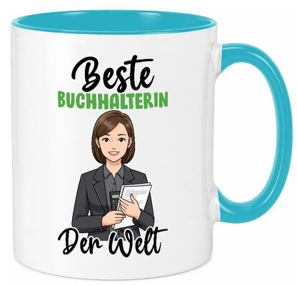 Beste Buchhalterin | Buchhaltung Humor v2 lustig Geschenkidee Geschenk Tasse