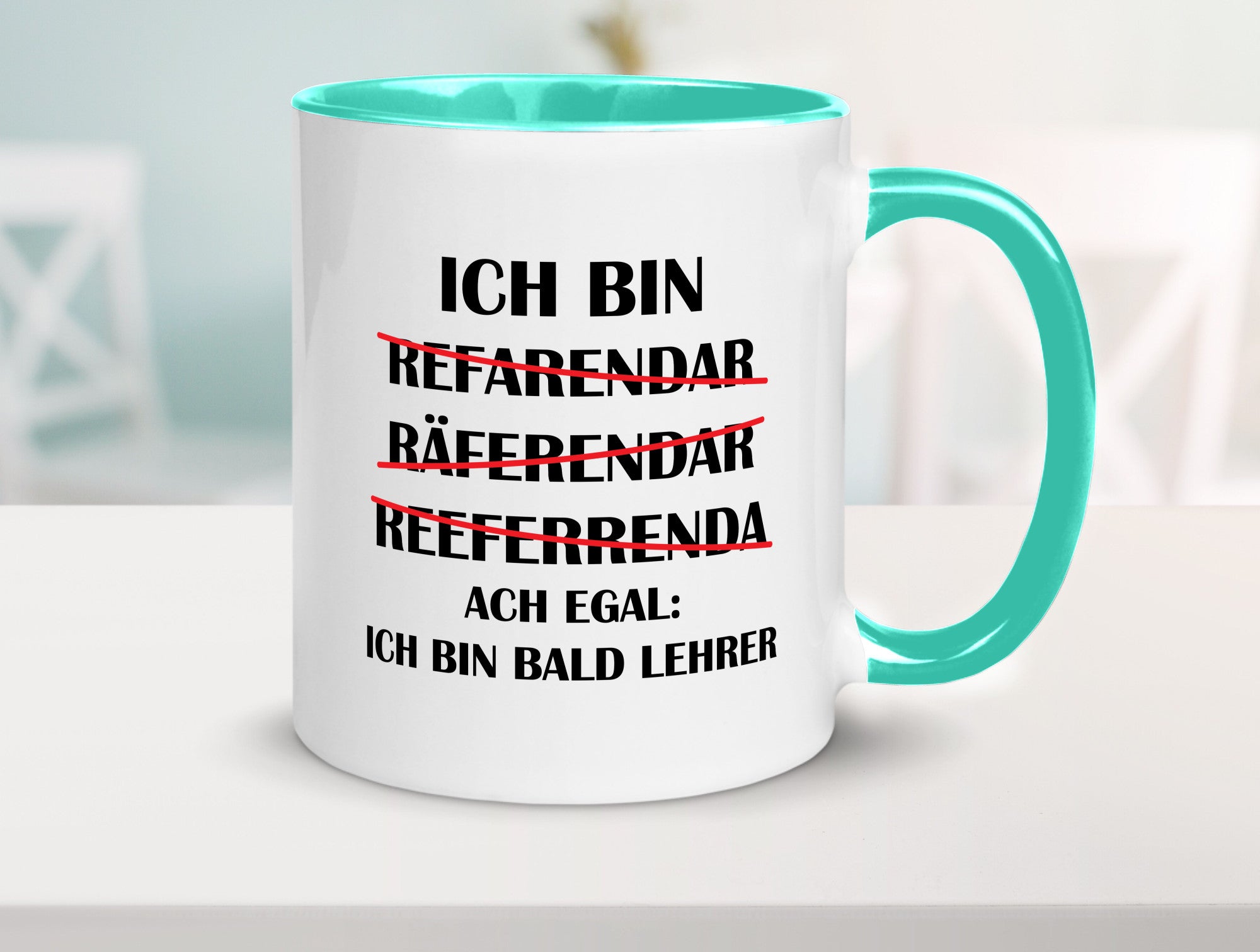 Ich bin bald Lehrer | Rechtschreibfehler lustig Humor Geschenkidee Geschenk