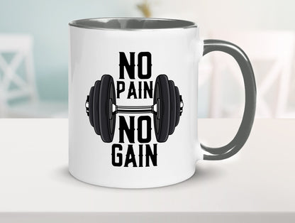 No Pain Gain | Training Motivation Fitness Pumpen lustig Humor Geschenkidee