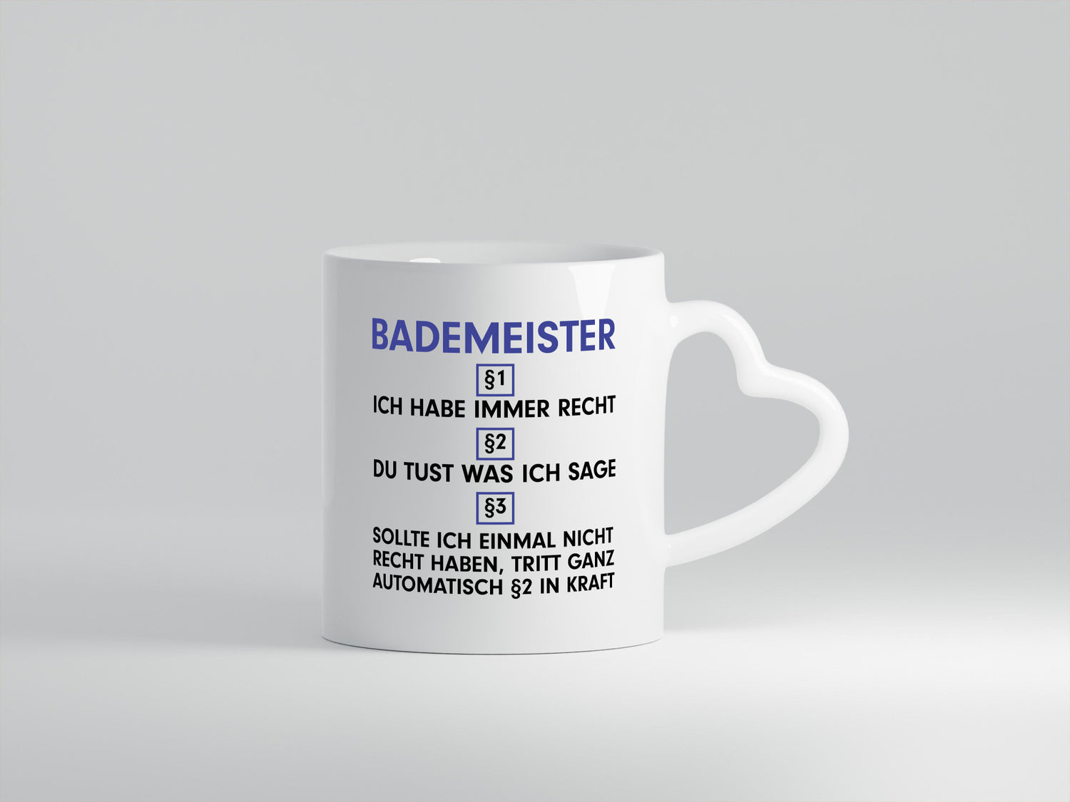 Ich habe immer Recht Bademeister | Rettungsschwimmer lustig Humor Geschenkidee
