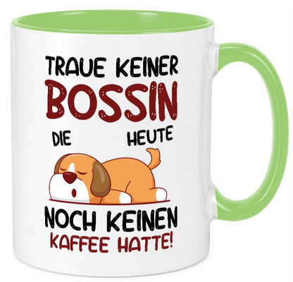 Traue keiner Bossin | Führungskraft Vorgesetzte lustiger Spruch Geschenk Humor Tasse