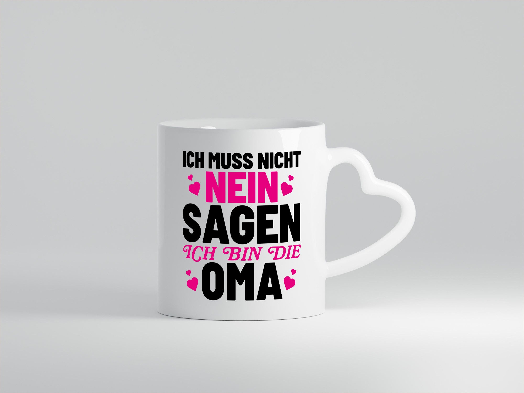 Oma sagt nie nein lustiger Spruch Geschenk Familie Geschenkidee Tasse