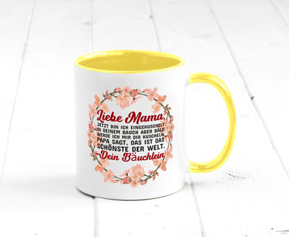Liebe Mama | Schwangerschaft Tasse Baby süß Humor Familie Geschenkidee