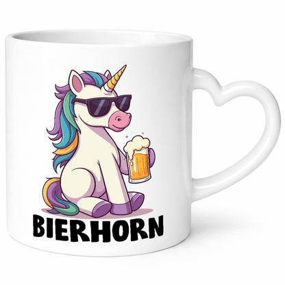 Bierhorn | Einhorn Bierliebhaber Geschenkidee Humor Tasse
