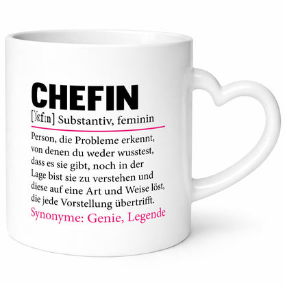 Chefin | lustig Führungskraft Vorgesetzte lustiger Spruch Geschenk Arbeit