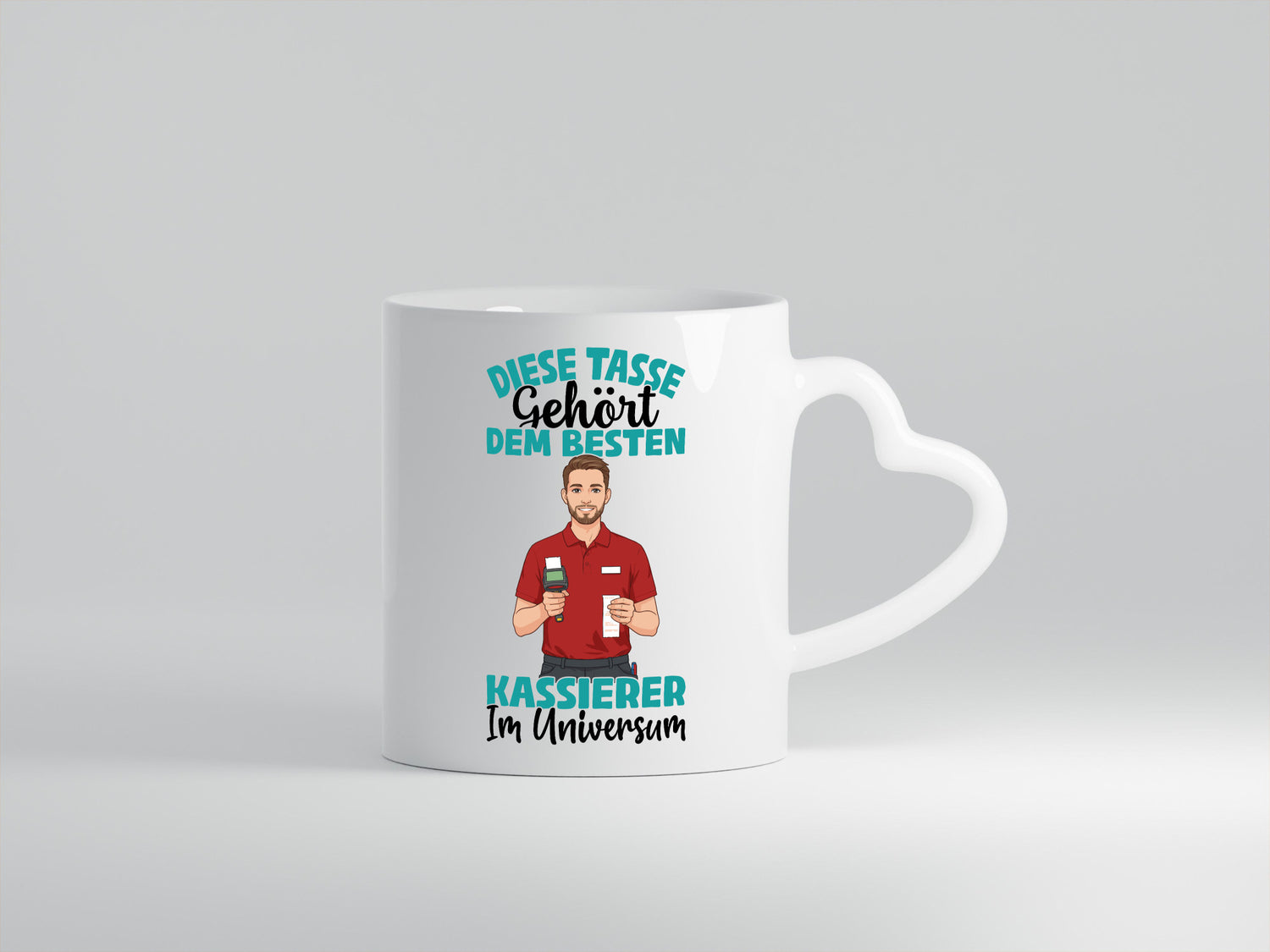 Im Universum: Kassierer Geschenk Humor Geschenkidee lustiger Spruch Tasse