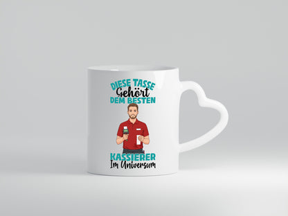 Im Universum: Kassierer Geschenk Humor Geschenkidee lustiger Spruch Tasse