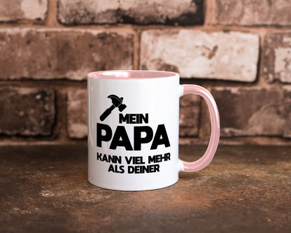 Mein papa kann viel mehr als deiner | Bester lustiger Spruch Geschenk Humor
