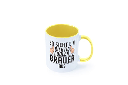Richtig Cooler Brauer | Bier Brauerei Humor Geschenkidee Tasse