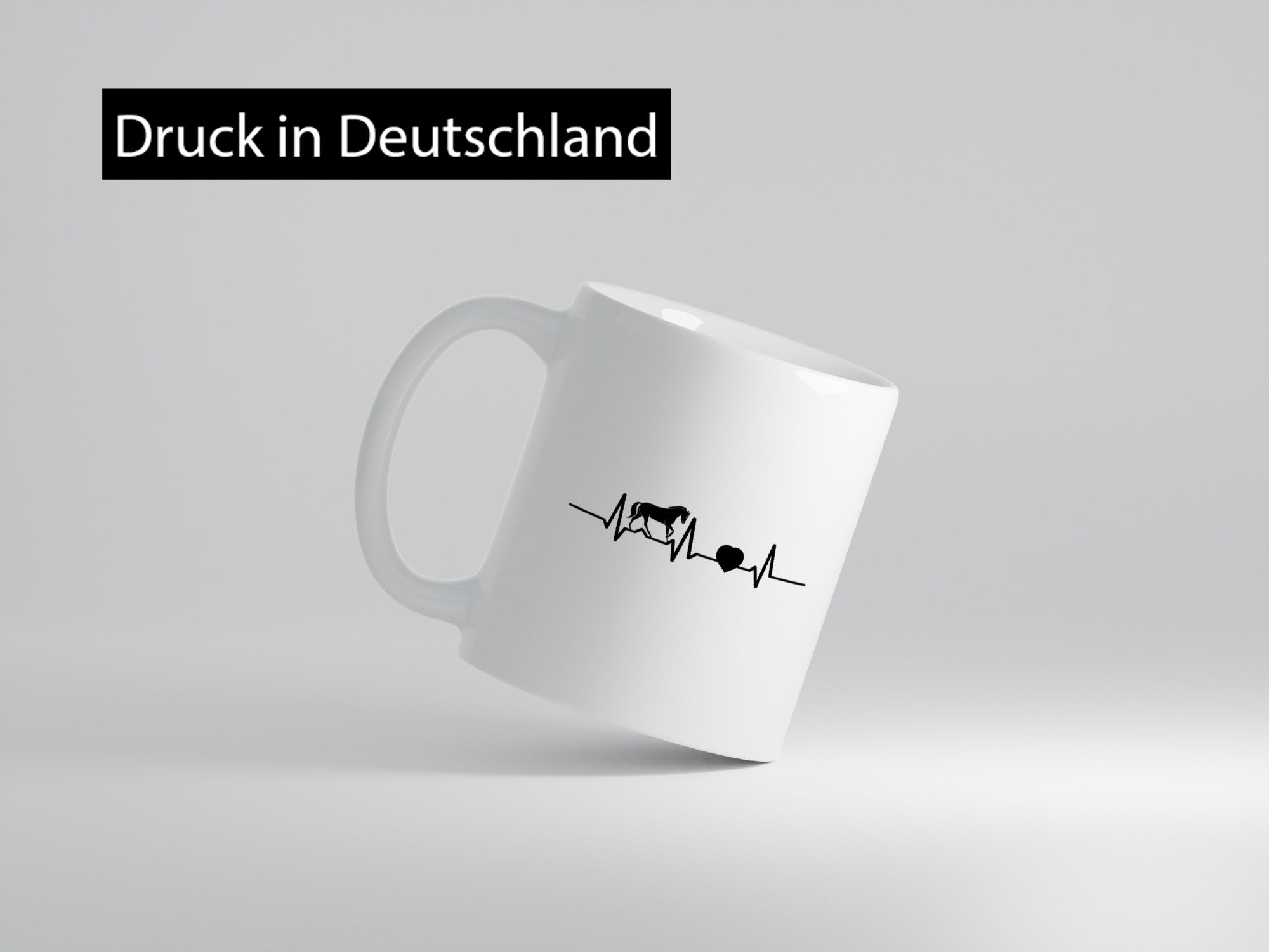 Pferd Herzschlag | Pferde Liebe Reiter Reiterin Geschenkidee Humor Tasse