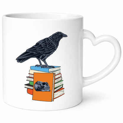 Rabe Motiv | Bücherwurm Tasse Bücher lesen lustig Humor Geschenkidee Geschenk