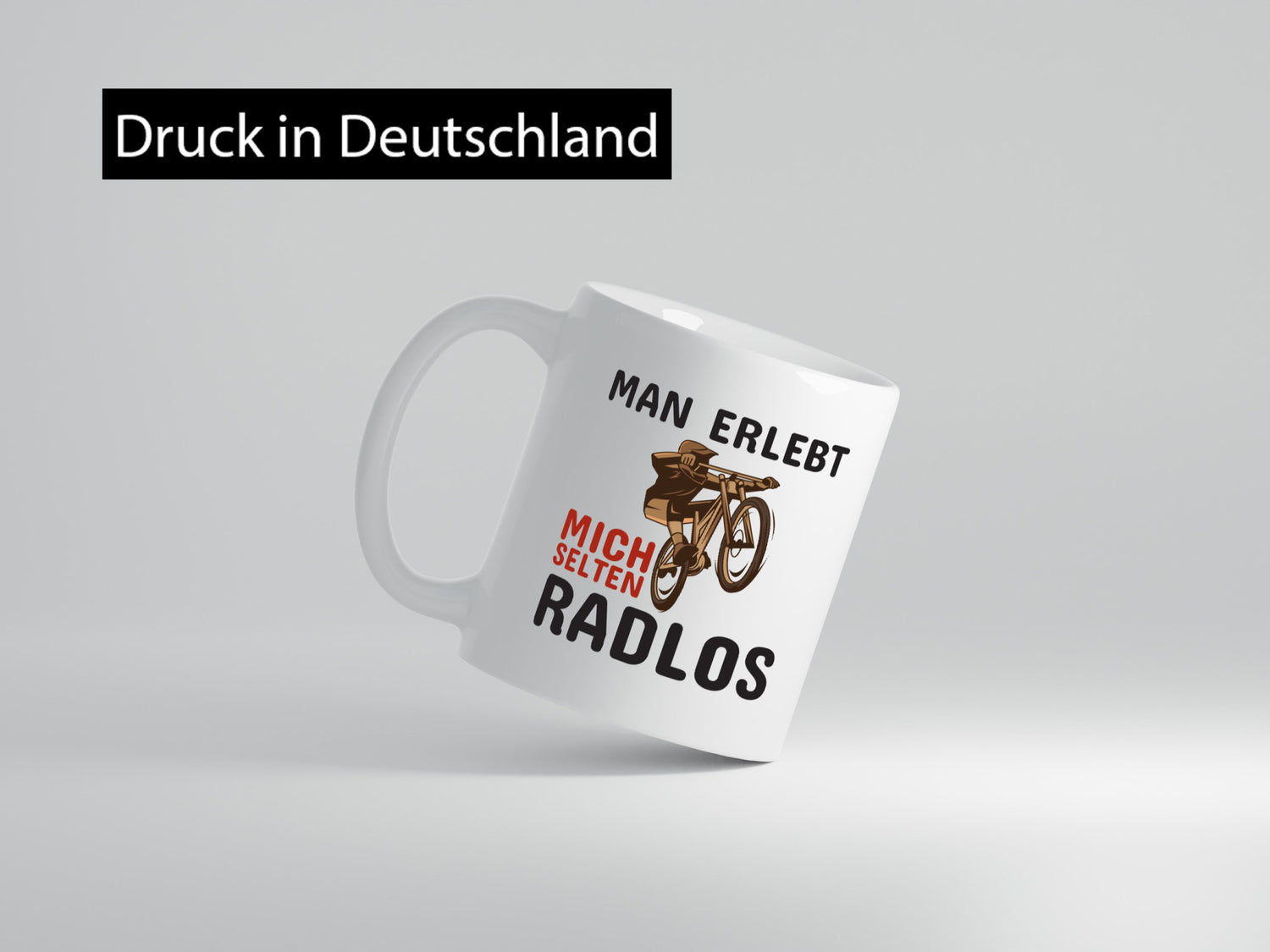 Selten Radlos | Spruchtasse Fahrrad Männer Humor lustiger Spruch Geschenk