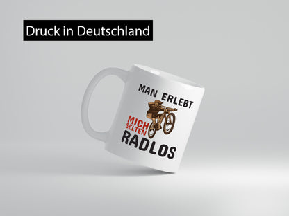 Selten Radlos | Spruchtasse Fahrrad Männer Humor lustiger Spruch Geschenk
