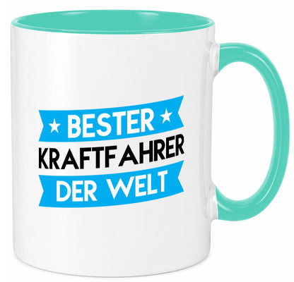 Bester Kraftfahrer | Lastwagen LKW Fahrer Geschenk Humor Geschenkidee lustiger Tasse