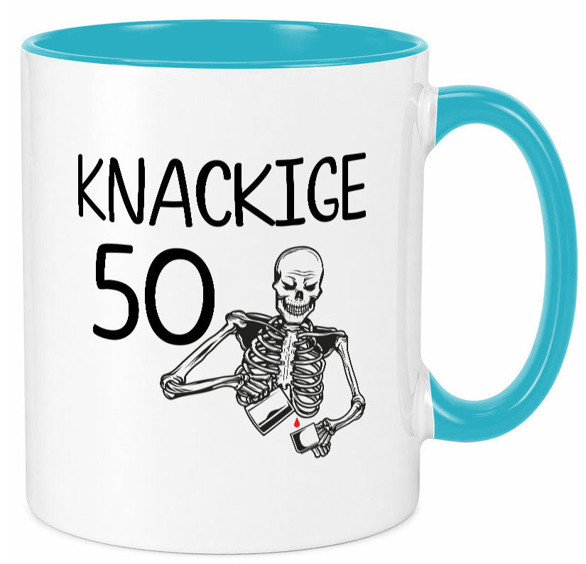 50. Geburtstag | Alt Knackig und Geschenk Geschenkidee lustiger Spruch Tasse