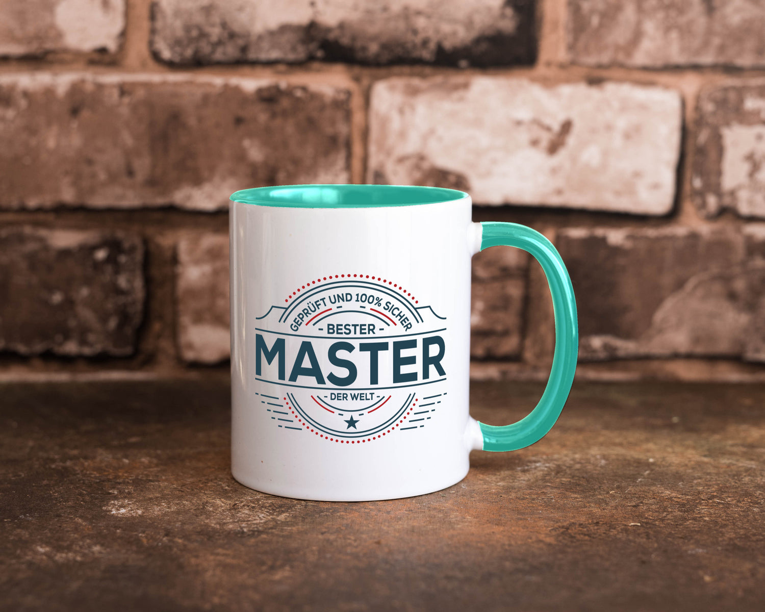 Geprüft und sicher: Master | Universität Student lustig Humor Geschenkidee