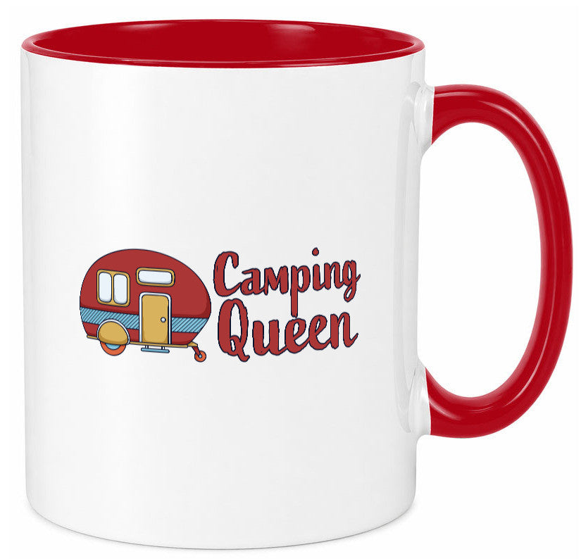 Camping Queen | Wohnanhänger Geschenk Humor Geschenkidee lustiger Spruch Tasse
