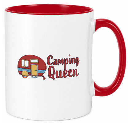 Camping Queen | Wohnanhänger Geschenk Humor Geschenkidee lustiger Spruch Tasse