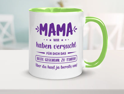 Perfekte geschenk | du hast ja bereits uns Muttertag lustiger Spruch Familie