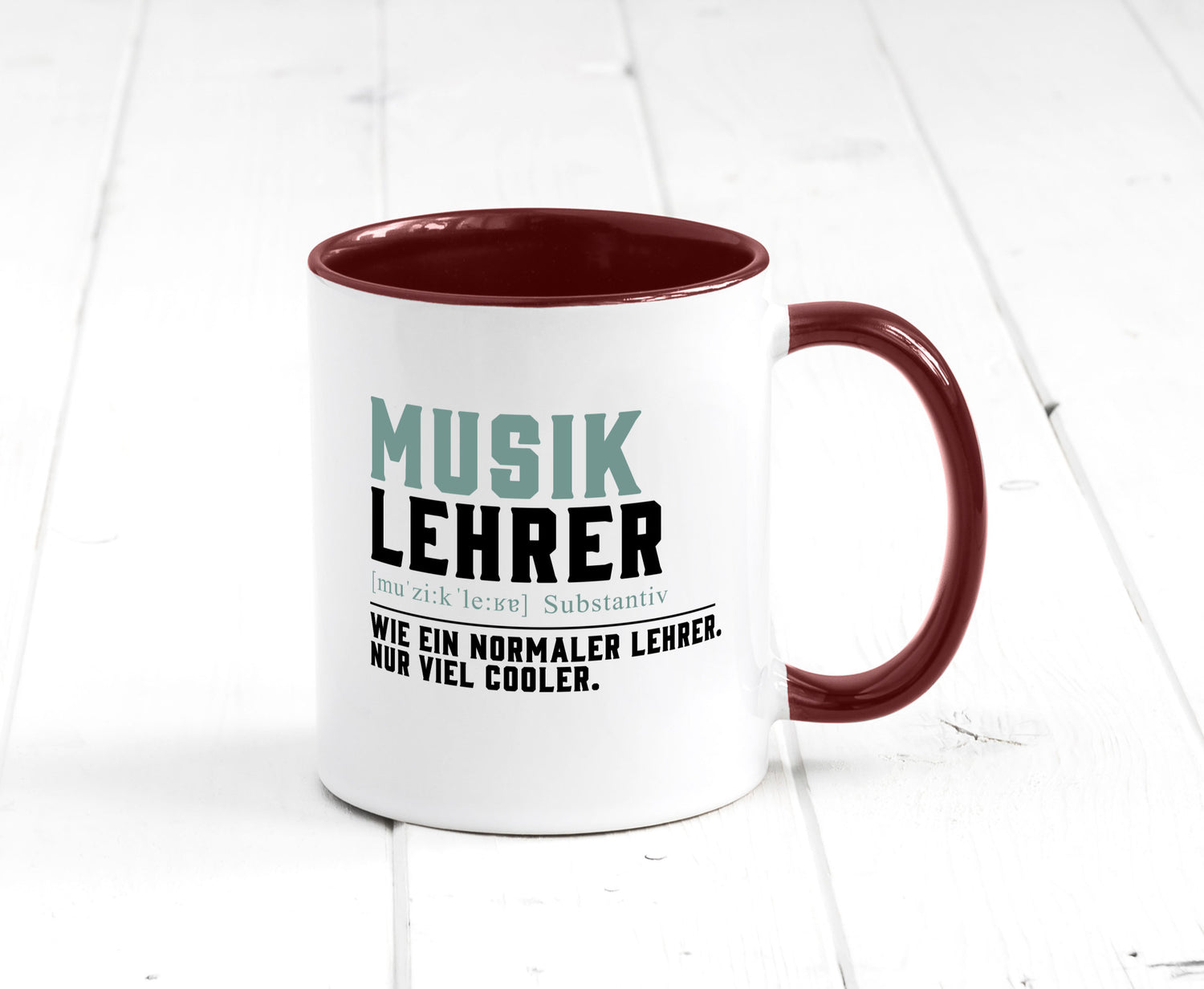 Musiklehrer | Lehrer Unterricht Lieblingslehrer Geschenkidee Humor Tasse