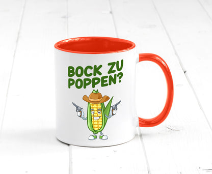 Bock auf Poppen | Mais Lustig Geschenk Humor Geschenkidee lustiger Spruch Tasse