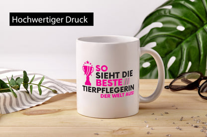 Die Weltbeste Tierpflegerin | Pflegeberuf Tierheim Humor Arbeit Kollegen Büro