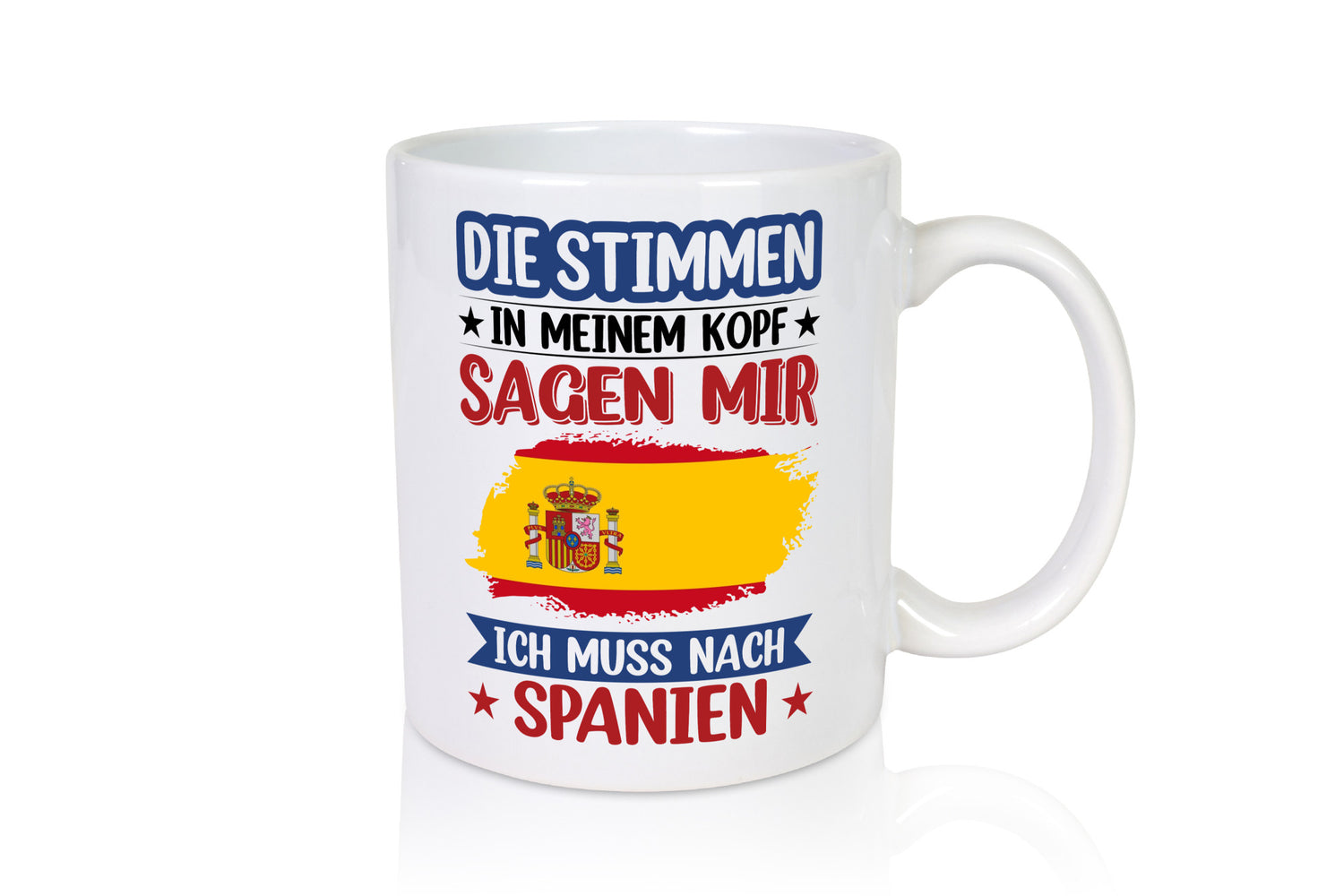 Spanien | Urlaub Stimmen in meinem Kopf Traumland v2 lustiger Spruch Geschenk