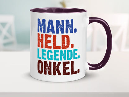 Legende Onkel | Männer Tasse Patenonkel Humor Mann lustig Geschenkidee Geschenk