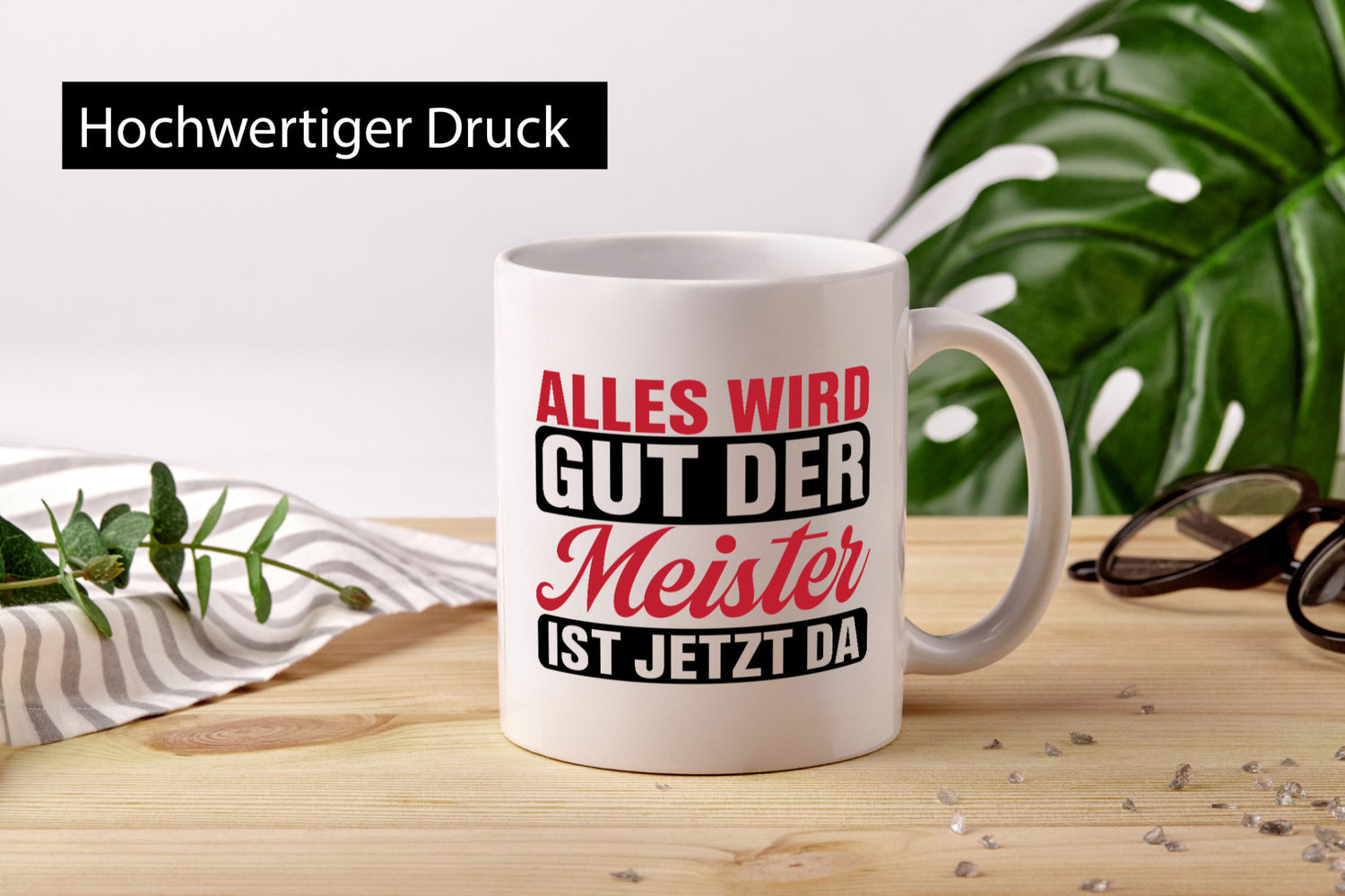 Alles wird gut der Meister ist jetzt da | Meisterprüfung v2 lustiger Spruch