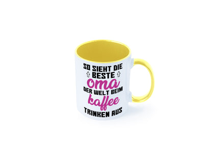 Beste Oma der Welt | Großmutter Tasse lustiger Spruch Geschenk Familie