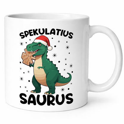 Spekulatius Saurus | Dinosaurier Weihnachten Humor Geschenkidee Tasse