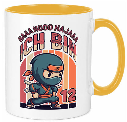 12. Geburtstag | Ninja Junge 12 Jahre Humor Geschenkidee Tasse
