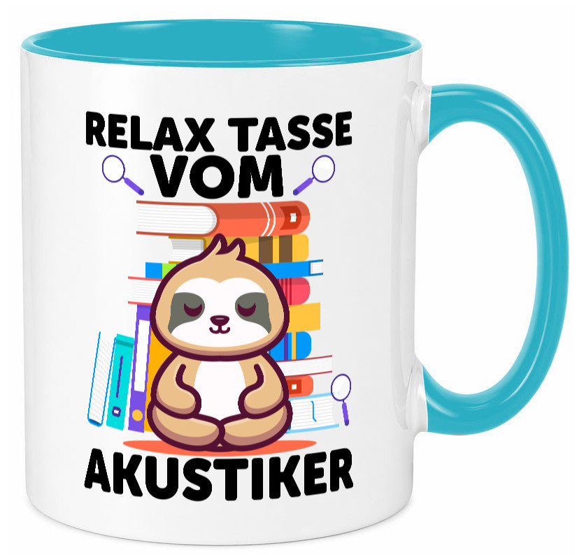 Relax Tasse: Akustiker | Akustik Hörgeräteakustik Geschenk Humor Geschenkidee