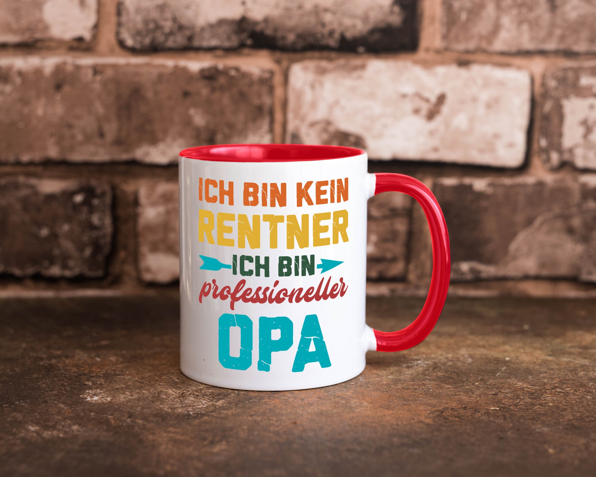 Ich bin Professioneller Opa | Rentner Großvater Geschenkidee Familie Humor Tasse