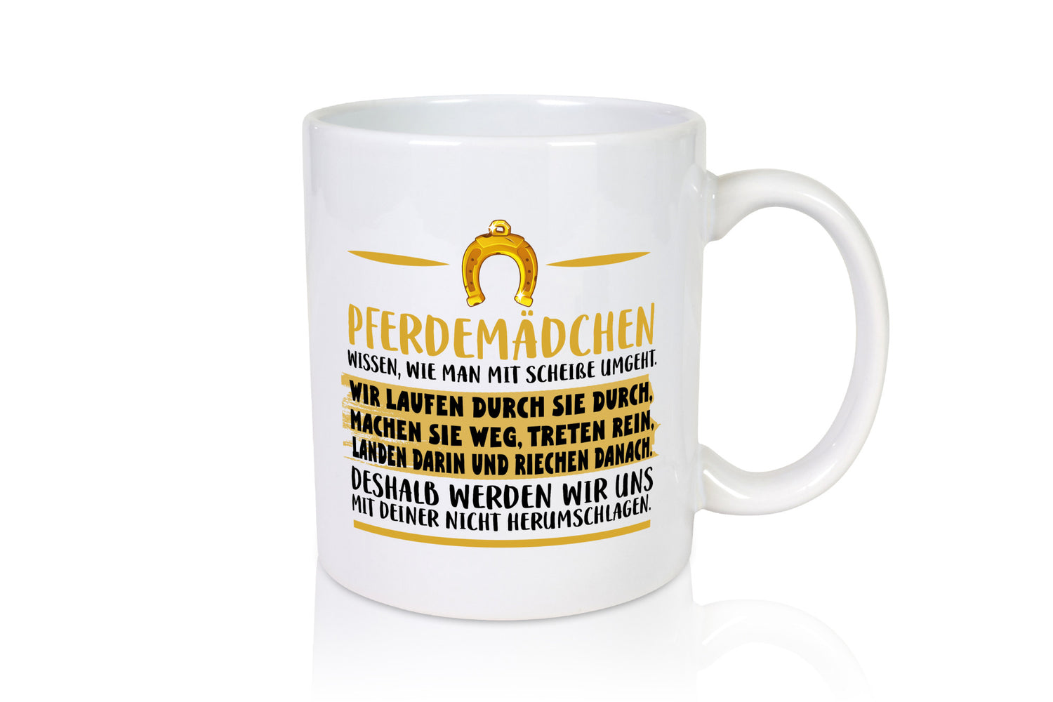 Pferdemädchen | Reiterin Tasse Pferdebesitzerin Geschenk Humor Geschenkidee
