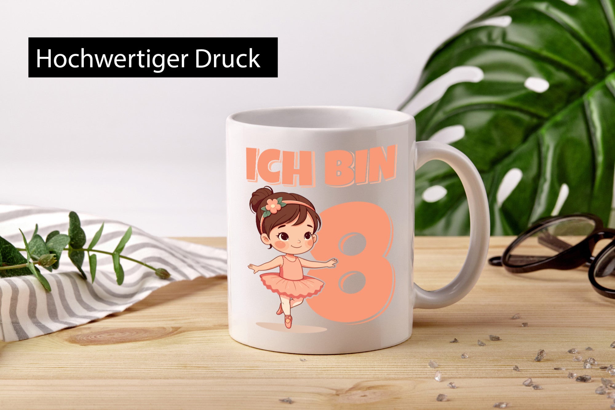 8 Geburtstag | Jahre Ballerina Mädchen Ballet Geschenk Geschenkidee lustiger