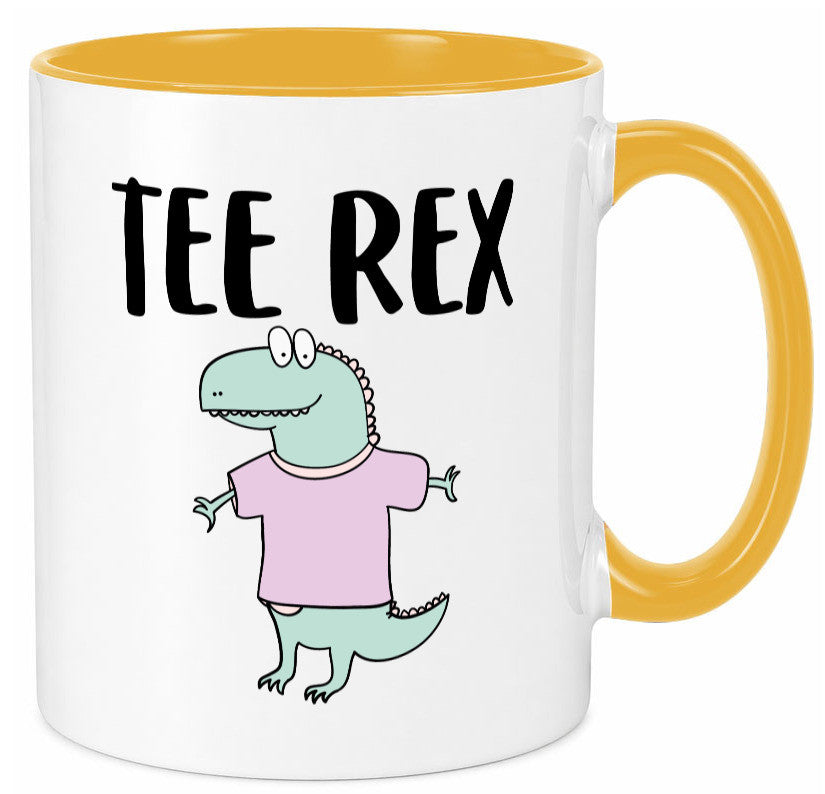 Tee Rex | Becher Dinosaurierer Teetrinker Geschenk Humor Geschenkidee lustiger Tasse