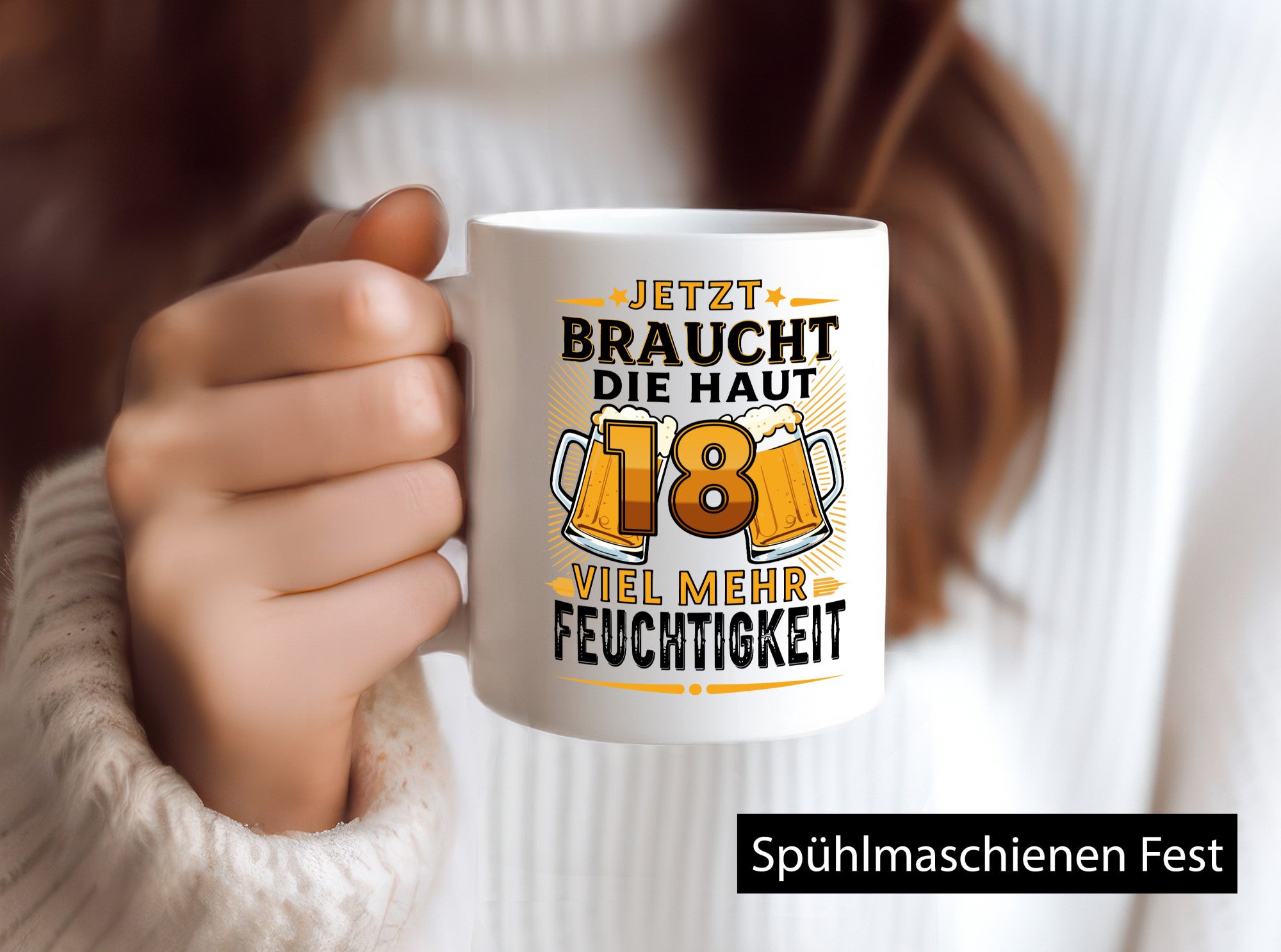 18 braucht die haut mehr Feuchtigkeit | 18. Geburtstag v2 Humor Geschenkidee