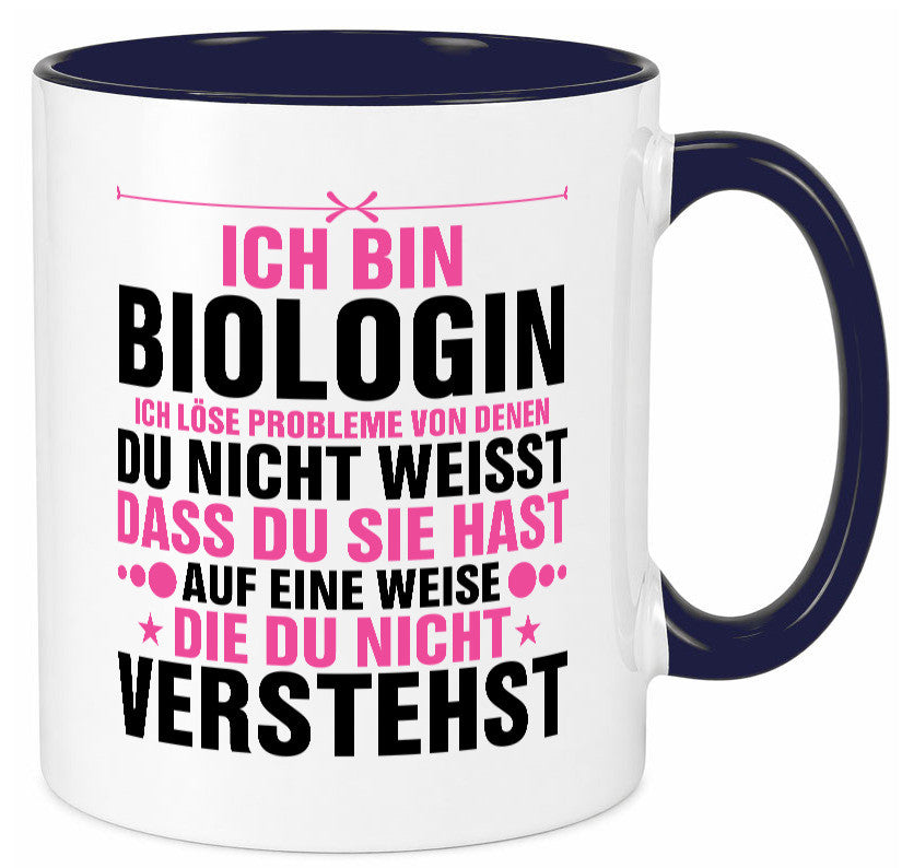 Löse Probleme: Biologin | Biologie Naturforscherin lustig Humor Geschenkidee