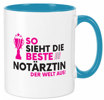 Die Weltbeste Notärztin | Ã„rztin Geschenk Humor Geschenkidee lustiger Spruch Tasse
